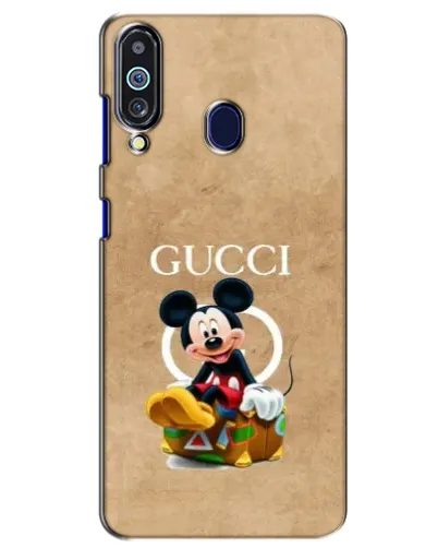 Чехол для Samsung Galaxy M40 с картинкой «Микки Маус Gucci — крафт»