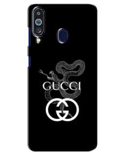 Чехол для Samsung Galaxy M40 с картинкой «Gucci — серебряная змея»