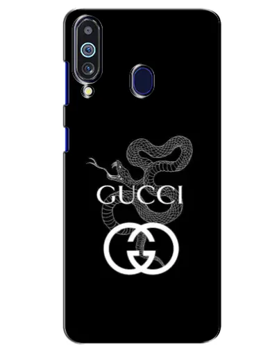 Чехол для Samsung Galaxy M40 с картинкой «Gucci — серебряная змея»