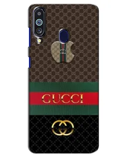 Чехол для Samsung Galaxy M40 с картинкой «Gucci — брендированный десерт»