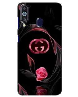 Чехол для Samsung Galaxy M40 с картинкой «Gucci — неоновая роза»