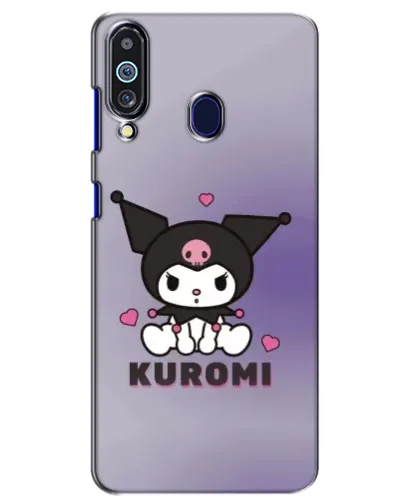 Чехол для Samsung Galaxy M40 с картинкой «Kuromi — фиолетовый арт»