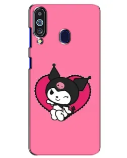 Чехол для Samsung Galaxy M40 с картинкой «Kuromi — любовь в сердце»