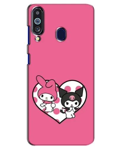 Чехол для Samsung Galaxy M40 с картинкой «Kuromi и My Melody»