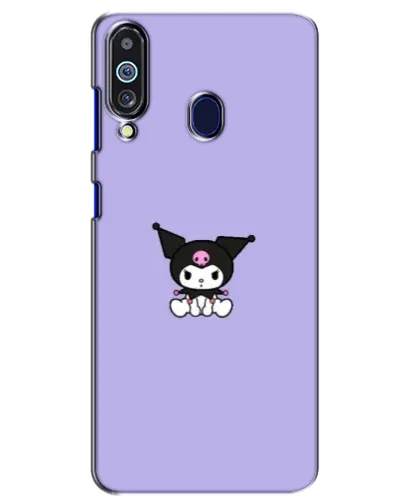 Чехол для Samsung Galaxy M40 с картинкой «Kuromi — фиолетовый минимализм»
