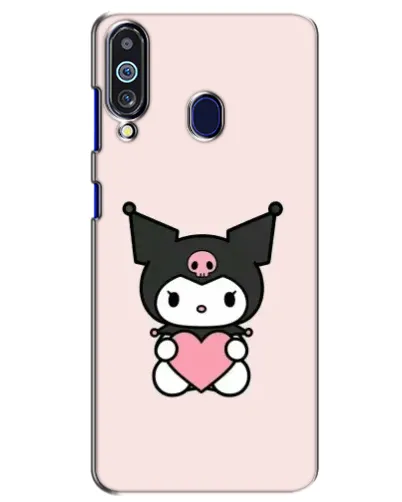 Чехол для Samsung Galaxy M40 с картинкой «Kuromi и сердце»
