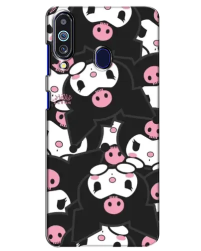 Чехол для Samsung Galaxy M40 с картинкой «Паттерн голов Куроми»
