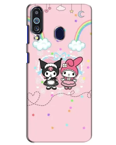 Чехол для Samsung Galaxy M40 с картинкой «My Melody и Kuromi»