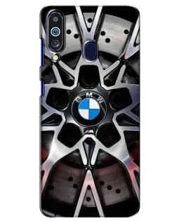 Чохол для Samsung Galaxy M40 з картинкою «BMW — деталь диска»