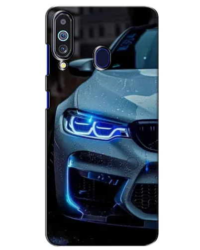 Чехол для Samsung Galaxy M40 с картинкой «Взгляд BMW с синими фарами» Чехол для Samsung Galaxy M40 с картинкой «Взгляд BMW с синими фарами»