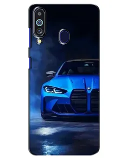 Чехол для Samsung Galaxy M40 с картинкой «Голубая BMW M4» Чехол для Samsung Galaxy M40 с картинкой «Голубая BMW M4»