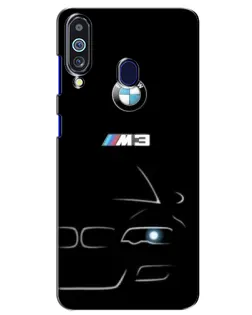 Чехол для Samsung Galaxy M40 с картинкой «Минималистичный принт BMW M3» Чехол для Samsung Galaxy M40 с картинкой «Минималистичный принт BMW M3»