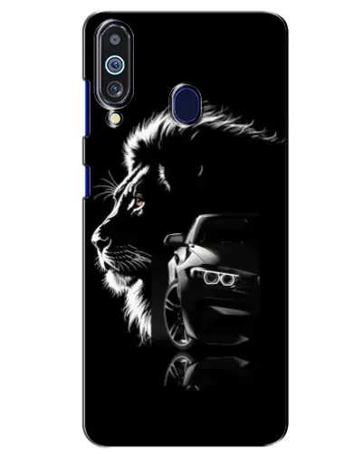 Чехол для Samsung Galaxy M40 с картинкой «BMW и лев» Чехол для Samsung Galaxy M40 с картинкой «BMW и лев»