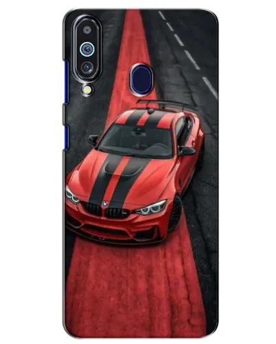 Чехол для Samsung Galaxy M40 с картинкой «BMW на красной дорожке» Чехол для Samsung Galaxy M40 с картинкой «BMW на красной дорожке»