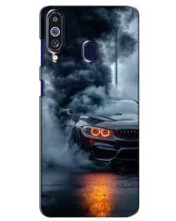 Чехол для Samsung Galaxy M40 с картинкой «BMW M-Power — абстракция» Чехол для Samsung Galaxy M40 с картинкой «BMW M-Power — абстракция»