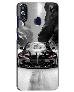 Чехол для Samsung Galaxy M40 с картинкой «BMW — акварельный дрифт» Чехол для Samsung Galaxy M40 с картинкой «BMW — акварельный дрифт»