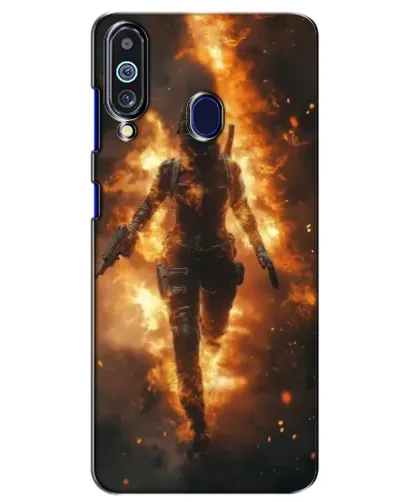 Чехол для Samsung Galaxy M40 с картинкой «BMW — скорость в дожде»
