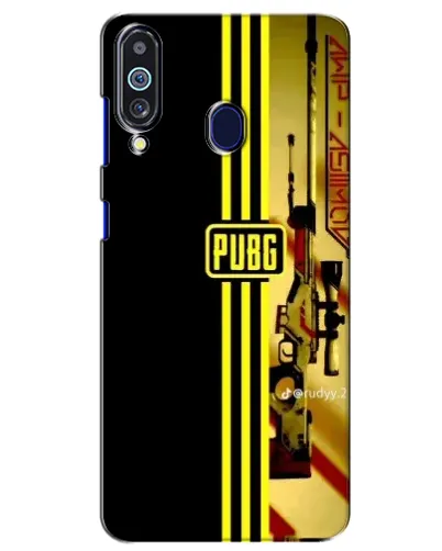 Чехол для Samsung Galaxy M40 с картинкой «PUBG — камуфляжный шлем»