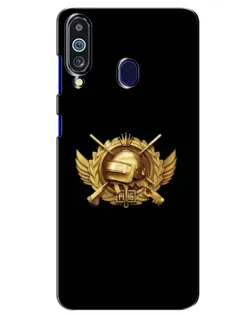 Чехол для Samsung Galaxy M40 с картинкой «PUBG — оранжевый градиент» Чехол для Samsung Galaxy M40 с картинкой «PUBG — оранжевый градиент»