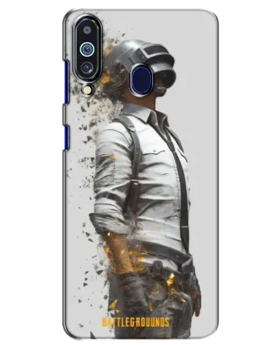 Чехол для Samsung Galaxy M40 с картинкой «PUBG — боец в пыли»