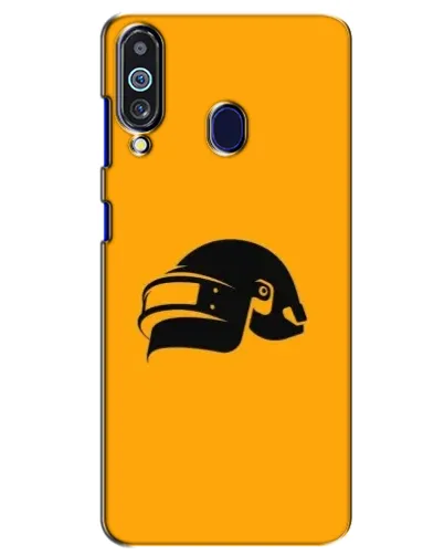 Чехол для Samsung Galaxy M40 с картинкой «PUBG — золотой шлем»