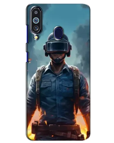 Чехол для Samsung Galaxy M40 с картинкой «PUBG — реалистичный герой»
