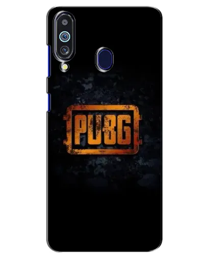 Чехол для Samsung Galaxy M40 с картинкой «PUBG — золотой логотип»