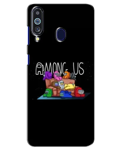 Чехол для Samsung Galaxy M40 с картинкой «Логотип Among Us» Чехол для Samsung Galaxy M40 с картинкой «Логотип Among Us»