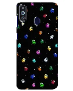 Чехол для Samsung Galaxy M40 с картинкой «Экипаж Among Us»