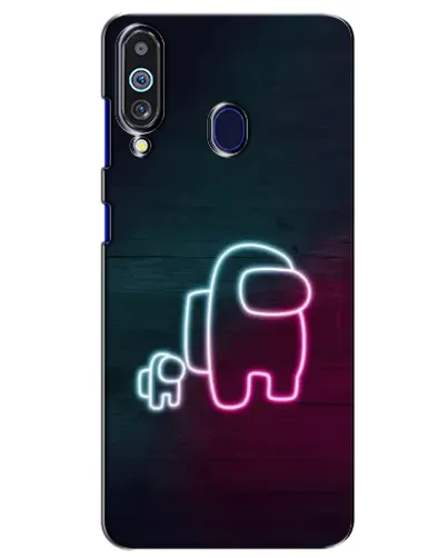 Чехол для Samsung Galaxy M40 с картинкой «Among Us неон-арт» Чехол для Samsung Galaxy M40 с картинкой «Among Us неон-арт»