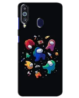 Чехол для Samsung Galaxy M40 с картинкой «Among Us космос»