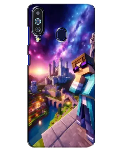 Чехол для Samsung Galaxy M40 с картинкой «Стив и космос» Чехол для Samsung Galaxy M40 с картинкой «Стив и космос»