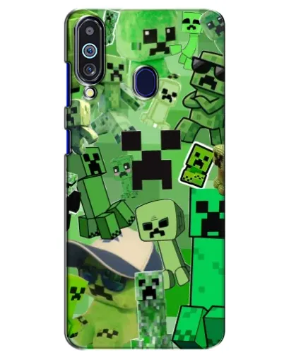 Чехол для Samsung Galaxy M40 с картинкой «Криперы Minecraft» Чехол для Samsung Galaxy M40 с картинкой «Криперы Minecraft»