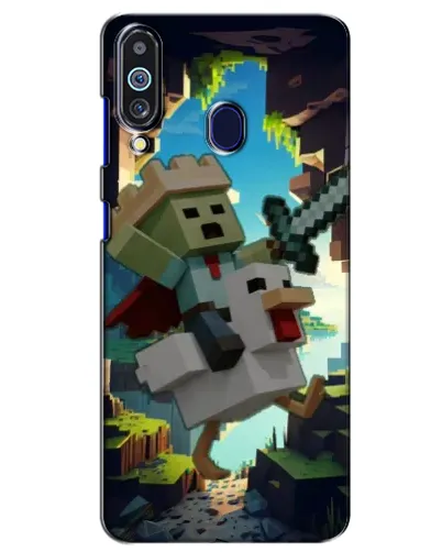 Чехол для Samsung Galaxy M40 с картинкой «Стив и гусь» Чехол для Samsung Galaxy M40 с картинкой «Стив и гусь»