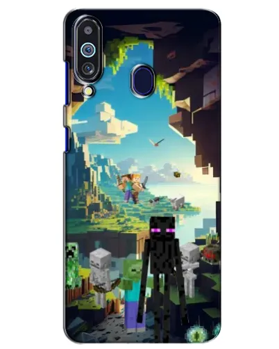 Чехол для Samsung Galaxy M40 с картинкой «Эндермен в лесу» Чехол для Samsung Galaxy M40 с картинкой «Эндермен в лесу»