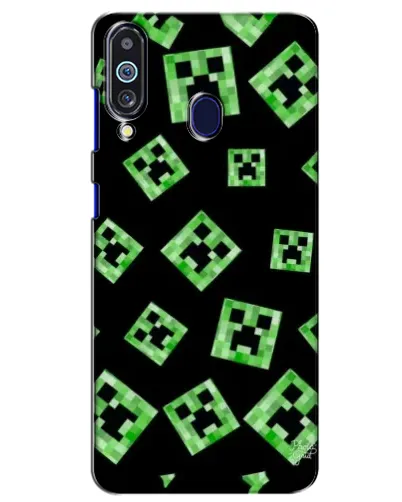 Чехол для Samsung Galaxy M40 с картинкой «Паттерн с криперами» Чехол для Samsung Galaxy M40 с картинкой «Паттерн с криперами»