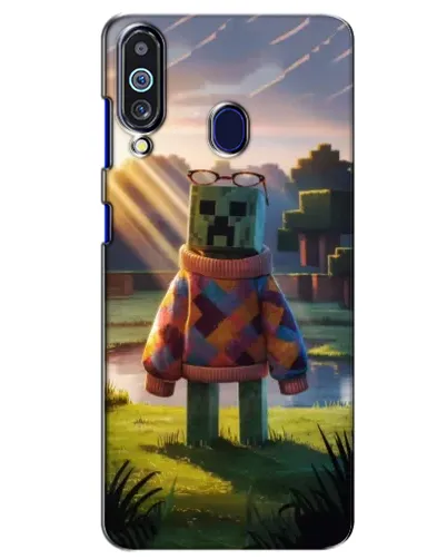 Чехол для Samsung Galaxy M40 с картинкой «Крипер в свитере» Чехол для Samsung Galaxy M40 с картинкой «Крипер в свитере»