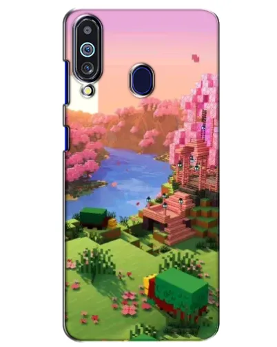 Чехол для Samsung Galaxy M40 с картинкой «Розовое дерево Minecraft» Чехол для Samsung Galaxy M40 с картинкой «Розовое дерево Minecraft»