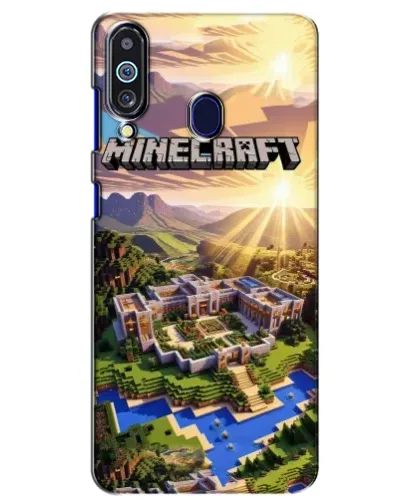 Чехол для Samsung Galaxy M40 с картинкой «Minecraft панорама» Чехол для Samsung Galaxy M40 с картинкой «Minecraft панорама»