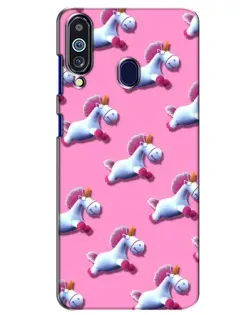 Чехол для Samsung Galaxy M40 с картинкой «Единороги на розовом» Чехол для Samsung Galaxy M40 с картинкой «Единороги на розовом»