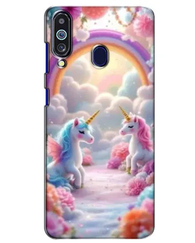 Чехол для Samsung Galaxy M40 с картинкой «Радуга и единороги» Чехол для Samsung Galaxy M40 с картинкой «Радуга и единороги»