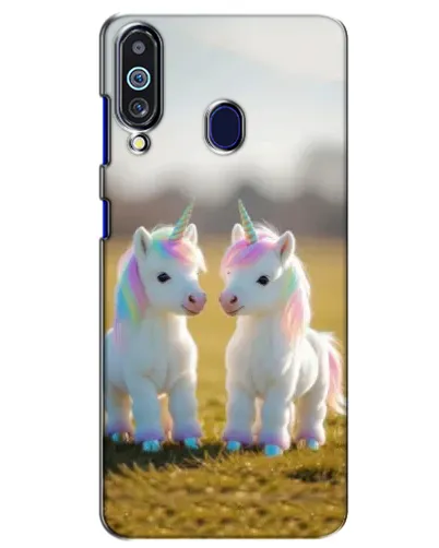 Чехол для Samsung Galaxy M40 с картинкой «Пара единорогов» Чехол для Samsung Galaxy M40 с картинкой «Пара единорогов»