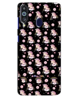 Чехол для Samsung Galaxy M40 с картинкой «Magic Unicorn паттерн»