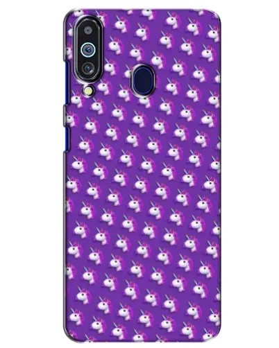 Чехол для Samsung Galaxy M40 с картинкой «Единороги на фиолетовом» Чехол для Samsung Galaxy M40 с картинкой «Единороги на фиолетовом»