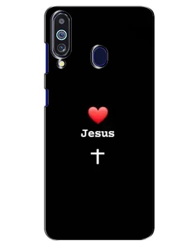 Чехол для Samsung Galaxy M40 с картинкой «Сердце - Jesus» Чехол для Samsung Galaxy M40 с картинкой «Сердце - Jesus»