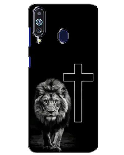 Чехол для Samsung Galaxy M40 с картинкой «Лев и Крест» Чехол для Samsung Galaxy M40 с картинкой «Лев и Крест»