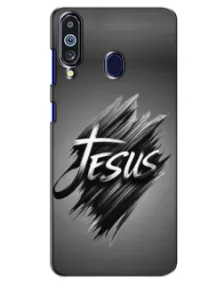 Чехол для Samsung Galaxy M40 с картинкой «Надпись Jesus Graffiti»