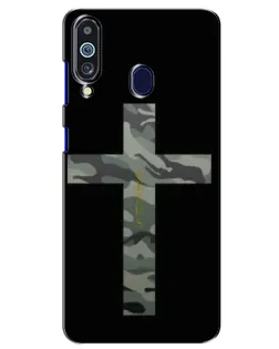 Чехол для Samsung Galaxy M40 с картинкой «Милитари Крест»