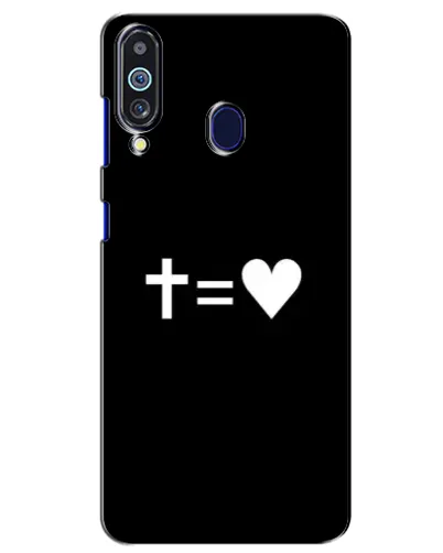 Чехол для Samsung Galaxy M40 с картинкой «Крест и Сердце» Чехол для Samsung Galaxy M40 с картинкой «Крест и Сердце»