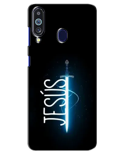 Чехол для Samsung Galaxy M40 с картинкой «Меч Духа Jesus» Чехол для Samsung Galaxy M40 с картинкой «Меч Духа Jesus»